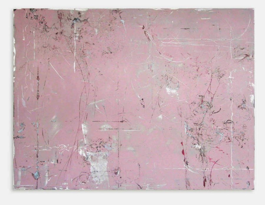 AN... Jen Emma, 2003, Lack und Acryl auf Aluminium, 150 x 200 cm